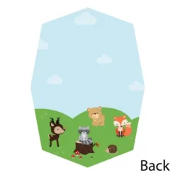 Big Dot Of Happiness Woodland Creatures - Shaped Thank You Cards - Baby Shower Or Birthday Party Thank You Note Cards With Envelopes - Set Of 12 -Anagram Shop GUEST 502ddfd1 5922 4e23 a918 9417a39fe4fb