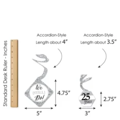 Big Dot Of Happiness We Still Do - 25th Wedding Anniversary - Anniversary Party Hanging Decor - Party Decoration Swirls - Set Of 40 -Anagram Shop GUEST 503291d3 e827 4c84 8bde f2d5462d7caf