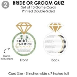 Big Dot Of Happiness Boho Botanical Bride - 4 Games - Who Knows The Bride Best, Bride Or Groom Quiz, What’s In Your Purse And Love - Gamerific Bundle -Anagram Shop GUEST 50f10aa9 ab94 454d 8555 cf221041c0a5