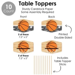 Big Dot Of Happiness Nothin’ But Net - Basketball - Baby Shower Or Birthday Party Supplies Decoration Kit - Decor Galore Party Pack - 51 Pieces -Anagram Shop GUEST 51d86400 eb46 4e56 9f78 d7f5408918db