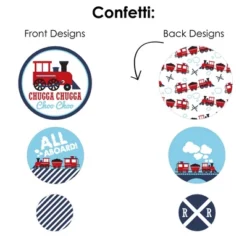 Big Dot Of Happiness Railroad Party Crossing - Steam Train Birthday Party Or Baby Shower Decor And Confetti - Terrific Table Centerpiece Kit - 30 Ct 9 Big Dot Of Happiness Railroad Party Crossing - Steam Train Birthday Party Or Baby Shower Decor And Confetti - Terrific Table Centerpiece Kit - 30 Ct -Anagram Shop GUEST 5256199a 66ec 46c9 bc89 75c7232640e8