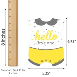 Big Dot Of Happiness Hello Little One - Yellow And Gray - Picture Bingo Cards And Markers - Neutral Baby Shower Shaped Bingo Game - Set Of 18 -Anagram Shop GUEST 528d5f78 fca6 4d4e b05a 89596a7b6010