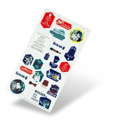 Se7en20 Doctor Who Assorted 22-Piece Sticker Sheet Set 2 Se7en20 Doctor Who Assorted 22-Piece Sticker Sheet Set - Image 2