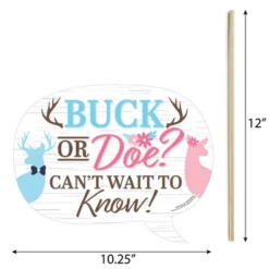 Big Dot Of Happiness Funny Buck Or Doe - Hunting Gender Reveal Party Photo Booth Props Kit - 10 Piece 5 Big Dot Of Happiness Funny Buck Or Doe - Hunting Gender Reveal Party Photo Booth Props Kit - 10 Piece -Anagram Shop GUEST 53984a91 5e35 4871 8fe0 19b562fe00ef