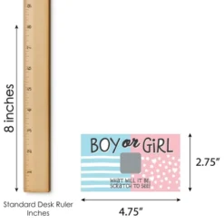 Big Dot Of Happiness Girl Baby Gender Reveal - Team Boy Or Girl Party Game Scratch Off Cards - Baby Shower Game - 22 Count -Anagram Shop GUEST 54a8422a 68cc 4e43 91ef 36399b66876b