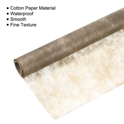 Unique Bargains Waterproof Cotton Wedding Party Bouquet Packaging Flower Wrapping Paper Gold 30ft 3 Unique Bargains Waterproof Cotton Wedding Party Bouquet Packaging Flower Wrapping Paper Gold 30ft - Image 3