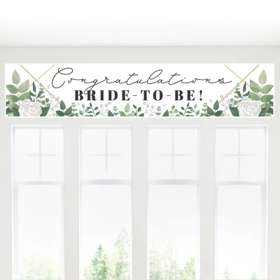 Big Dot Of Happiness Boho Botanical Bride - Greenery Bridal Shower And Wedding Party Decorations Party Banner 3 Big Dot Of Happiness Boho Botanical Bride - Greenery Bridal Shower And Wedding Party Decorations Party Banner - Image 3