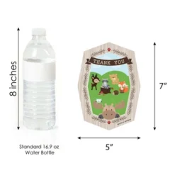 Big Dot Of Happiness Woodland Creatures - Shaped Thank You Cards - Baby Shower Or Birthday Party Thank You Note Cards With Envelopes - Set Of 12 -Anagram Shop GUEST 57fe71d3 ba56 46fd bfc8 ba7ac45e9e87