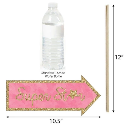 Big Dot Of Happiness Funny Pink Twinkle Twinkle Little Star - Baby Shower Or Birthday Party Photo Booth Props Kit - 10 Piece 2 Big Dot Of Happiness Funny Pink Twinkle Twinkle Little Star - Baby Shower Or Birthday Party Photo Booth Props Kit - 10 Piece - Image 2