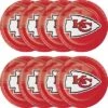 NFL 24ct Kansas City Chiefs Football Paper Plates