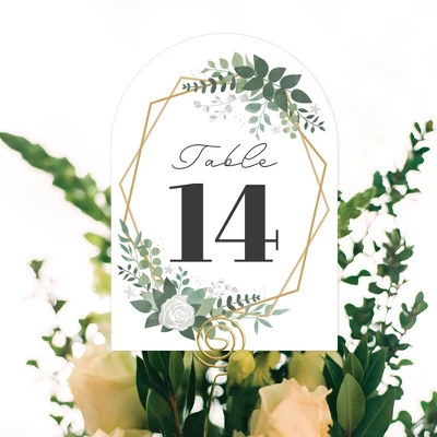 Big Dot Of Happiness Boho Botanical Bride - Greenery Bridal Shower And Wedding Party Double-Sided 5 X 7 Inches Cards - Table Numbers - 1-20 3 Big Dot Of Happiness Boho Botanical Bride - Greenery Bridal Shower And Wedding Party Double-Sided 5 X 7 Inches Cards - Table Numbers - 1-20 - Image 3