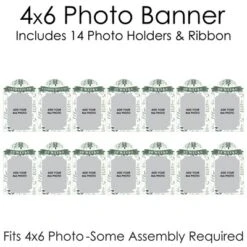 Big Dot Of Happiness Boho Botanical Baby - DIY Greenery Baby Shower Decor - Weekly Pregnancy Picture Display - Photo Banner -Anagram Shop GUEST 597ae2e3 d110 4211 a592 c606434ce3e5