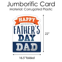Big Dot Of Happiness Happy Father's Day - We Love Dad Giant Greeting Card - Big Shaped Jumborific Card -Anagram Shop GUEST 59c89165 85b2 406b 8d53 27a139903b3a