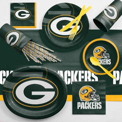 NFL 48ct Green Bay Packers Football Napkins 2 NFL 48ct Green Bay Packers Football Napkins - Image 2