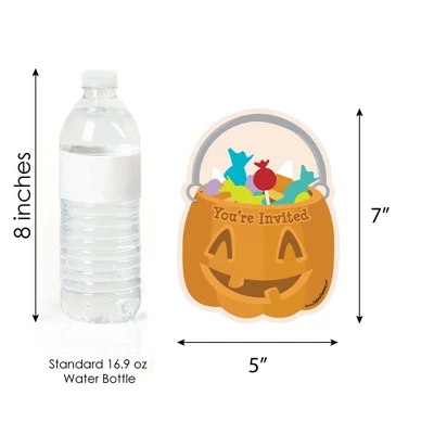 Big Dot Of Happiness Trick Or Treat - Shaped Fill-in Invitations - Halloween Party Invitation Cards With Envelopes - Set Of 12 3 Big Dot Of Happiness Trick Or Treat - Shaped Fill-in Invitations - Halloween Party Invitation Cards With Envelopes - Set Of 12 - Image 3