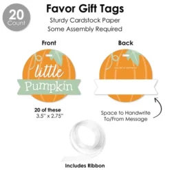 Big Dot Of Happiness Little Pumpkin - Fall Birthday Party Or Baby Shower Favors And Cupcake Kit - Fabulous Favor Party Pack - 100 Pieces -Anagram Shop GUEST 5a30278b d6fe 43f0 91db f42f1bc14aff