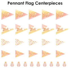 Big Dot Of Happiness Stay Groovy - Triangle Boho Hippie Party Photo Props - Pennant Flag Centerpieces - Set Of 20 -Anagram Shop GUEST 5a66ef3a 12e4 419c ab4b 0fc11143ec65