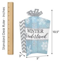 Big Dot Of Happiness Winter Wonderland - Table Decorations - Snowflake Holiday Party And Winter Wedding Fold And Flare Centerpieces - 10 Count -Anagram Shop GUEST 5ac0ae92 48ae 4790 b104 edcbba325b3f