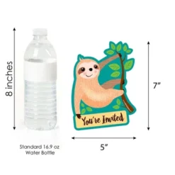 Big Dot Of Happiness Let's Hang - Sloth - Shaped Fill-in Invitations - Baby Shower Or Birthday Party Invitation Cards With Envelopes - Set Of 12 -Anagram Shop GUEST 5aebc180 4368 4d1d 9d28 1019dccac0e6