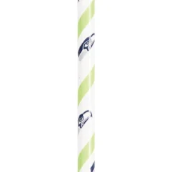NFL 72ct Seattle Seahawks Football Paper Straws