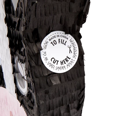 Blue Panda Pull String Cow Pinata For Farm Birthday Party Decorations, Baby Shower, Small, 16.5 X 13 X 3 In 6 Blue Panda Pull String Cow Pinata For Farm Birthday Party Decorations, Baby Shower, Small, 16.5 X 13 X 3 In - Image 6