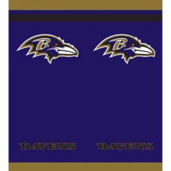 NFL 3ct Baltimore Ravens Football Reusable Tablecloth