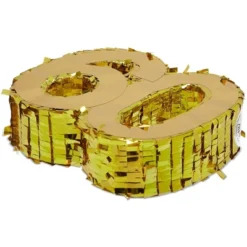 Mini Number Pinata 60 For 60th Birthday & Anniversary, Gold Foil -Anagram Shop GUEST 5f2120b2 0358 4905 8502 c53f39cd3e8b