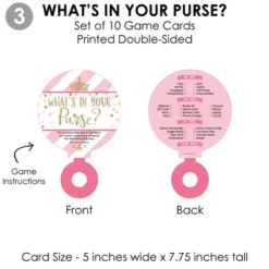 Big Dot Of Happiness Little Princess Crown - 4 Pink And Gold Princess Baby Shower Games - 10 Cards Each - Gamerific Bundle -Anagram Shop GUEST 5f7a0b3b 35df 4671 ac7e e6246c6ea3da