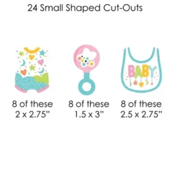 Big Dot Of Happiness Colorful Baby Shower - Gender Neutral Party DIY Decorations - Clothespin Garland Banner - 44 Pieces -Anagram Shop GUEST 5ffe9a3c 161c 4dbd 85b4 63fba31b521a