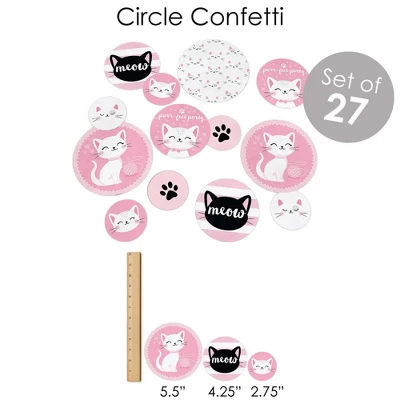 Big Dot Of Happiness Purr-fect Kitty Cat - Kitten Meow Baby Shower Or Birthday Party Supplies - Banner Decoration Kit - Fundle Bundle 5 Big Dot Of Happiness Purr-fect Kitty Cat - Kitten Meow Baby Shower Or Birthday Party Supplies - Banner Decoration Kit - Fundle Bundle - Image 5