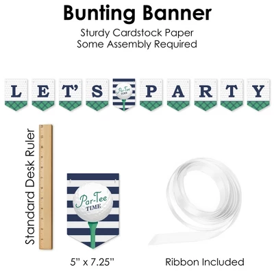 Big Dot Of Happiness Par-Tee Time - Golf - Birthday Or Retirement Party Supplies Decoration Kit - Decor Galore Party Pack - 51 Pieces 4 Big Dot Of Happiness Par-Tee Time - Golf - Birthday Or Retirement Party Supplies Decoration Kit - Decor Galore Party Pack - 51 Pieces - Image 4