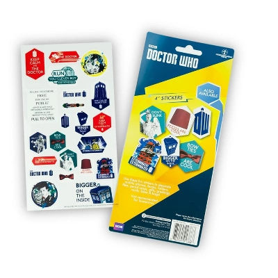 Se7en20 Doctor Who Assorted 22-Piece Sticker Sheet Set 1 Se7en20 Doctor Who Assorted 22-Piece Sticker Sheet Set