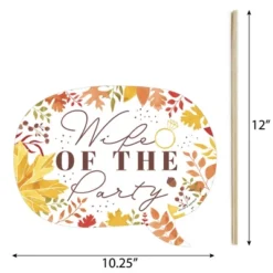Big Dot Of Happiness Funny Fall Foliage Bride - Autumn Leaves Bridal Shower And Wedding Party Photo Booth Props Kit - 10 Piece -Anagram Shop GUEST 6132be93 8e11 4483 a362 ac343fda4c3e