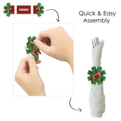 Big Dot Of Happiness End Zone - Football - Baby Shower Or Birthday Party Paper Napkin Holder - Napkin Rings - Set Of 24 -Anagram Shop GUEST 618dfba4 06d4 4347 a7d6 6d0ec1965db9