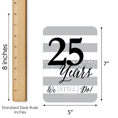 Big Dot Of Happiness We Still Do - 25th Wedding Anniversary - Find The Guest Bingo Cards And Markers - Anniversary Party Bingo Game - Set Of 18 3 Big Dot Of Happiness We Still Do - 25th Wedding Anniversary - Find The Guest Bingo Cards And Markers - Anniversary Party Bingo Game - Set Of 18 - Image 3