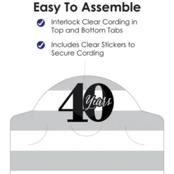 Big Dot Of Happiness We Still Do - 40th Wedding Anniversary - Anniversary Party Vertical Photo Garland 35 Pieces -Anagram Shop GUEST 62709e8e 6c97 43c5 8a07 ac630dcabffd