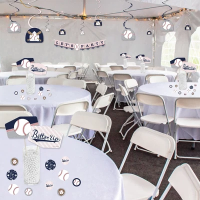 Big Dot Of Happiness Batter Up - Baseball - Baby Shower Or Birthday Party Supplies Decoration Kit - Decor Galore Party Pack - 51 Pieces 2 Big Dot Of Happiness Batter Up - Baseball - Baby Shower Or Birthday Party Supplies Decoration Kit - Decor Galore Party Pack - 51 Pieces - Image 2