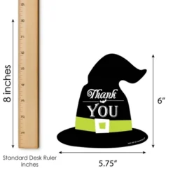 Big Dot Of Happiness Happy Halloween - Shaped Thank You Cards - Witch Party Thank You Note Cards With Envelopes - Set Of 12 8 Big Dot Of Happiness Happy Halloween - Shaped Thank You Cards - Witch Party Thank You Note Cards With Envelopes - Set Of 12 -Anagram Shop GUEST 6301ed03 5dbc 4cc7 8d1a a0e5280976af