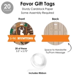 Big Dot Of Happiness Gone Hunting - Deer Hunting Camo Baby Shower Or Birthday Party Favors And Cupcake Kit - Fabulous Favor Party Pack - 100 Pieces -Anagram Shop GUEST 64a24364 689f 4363 b0e0 3377f211edfe