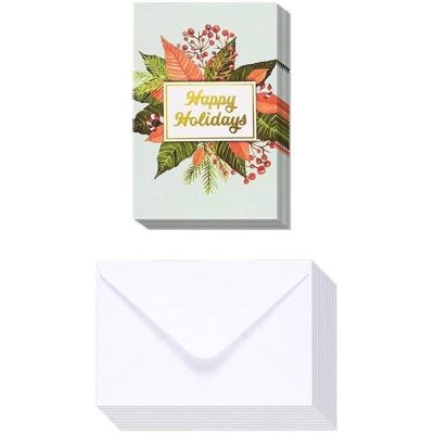 Best Paper Greetings 48 Pack Happy Holidays Greeting Cards Box Set With Envelopes, Christmas Mistletoe (4 X 6 In) 3 Best Paper Greetings 48 Pack Happy Holidays Greeting Cards Box Set With Envelopes, Christmas Mistletoe (4 X 6 In) - Image 3