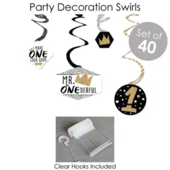 Big Dot Of Happiness 1st Birthday Little Mr. Onederful - Boy First Birthday Party Supplies - Banner Decoration Kit - Fundle Bundle -Anagram Shop GUEST 650787dc 71b0 4af5 97df 5fefb55aed08