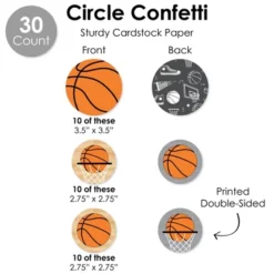 Big Dot Of Happiness Nothin’ But Net - Basketball - Baby Shower Or Birthday Party Supplies Decoration Kit - Decor Galore Party Pack - 51 Pieces -Anagram Shop GUEST 65364510 d544 4cca a647 cd7c615e2b04