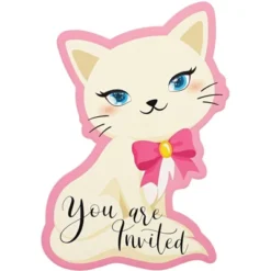 Blue Panda 36-Pack Pink Cat "You Are Invited" Party Invitations Cards With Envelopes For Kids Birthday 5x7 In -Anagram Shop GUEST 653fd36f 5858 4b67 9ad9 453f1ad0a96c