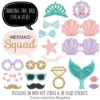 Big Dot Of Happiness Trading The Tail For A Veil - Mermaid Bachelorette Party Or Bridal Shower Photo Booth Props Kit - 20 Count