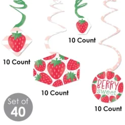 Big Dot Of Happiness Berry Sweet Strawberry - Fruit Themed Birthday Party Or Baby Shower Hanging Decor - Party Decoration Swirls - Set Of 40 8 Big Dot Of Happiness Berry Sweet Strawberry - Fruit Themed Birthday Party Or Baby Shower Hanging Decor - Party Decoration Swirls - Set Of 40 -Anagram Shop GUEST 65f26ddd b613 4dc1 acdb 39ef6f29def9