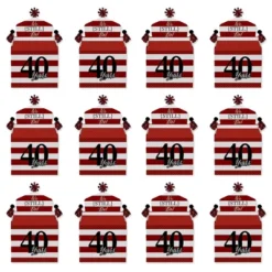 Big Dot Of Happiness We Still Do - 40th Wedding Anniversary - Treat Box Party Favors - Anniversary Party Goodie Gable Boxes - Set Of 12 -Anagram Shop GUEST 65f2bcf6 6baf 4495 8c01 7890056f744c