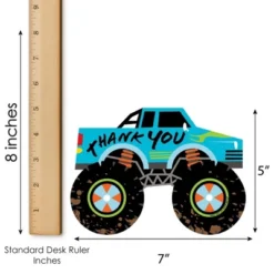 Big Dot Of Happiness Smash And Crash - Monster Truck - Shaped Thank You Cards - Boy Birthday Party Thank You Note Cards With Envelopes - Set Of 12 8 Big Dot Of Happiness Smash And Crash - Monster Truck - Shaped Thank You Cards - Boy Birthday Party Thank You Note Cards With Envelopes - Set Of 12 -Anagram Shop GUEST 6672f730 7ad5 42cc ae07 bb0db9897b03
