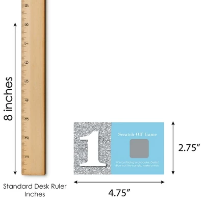 Big Dot Of Happiness 1st Birthday Boy - Fun To Be One - First Birthday Party Game Scratch Off Cards - 22 Count 4 Big Dot Of Happiness 1st Birthday Boy - Fun To Be One - First Birthday Party Game Scratch Off Cards - 22 Count - Image 4