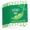 Big Dot Of Happiness Double The Fun - Twins Two Peas In A Pod - Baby Shower Or First Birthday Party Thank You Cards (8 Count)