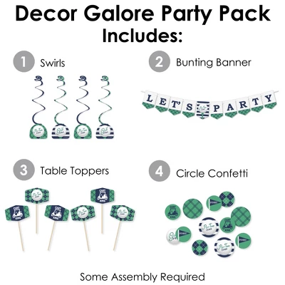Big Dot Of Happiness Par-Tee Time - Golf - Birthday Or Retirement Party Supplies Decoration Kit - Decor Galore Party Pack - 51 Pieces 1 Big Dot Of Happiness Par-Tee Time - Golf - Birthday Or Retirement Party Supplies Decoration Kit - Decor Galore Party Pack - 51 Pieces